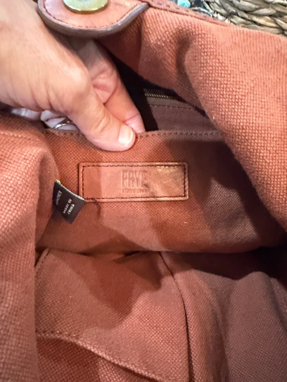 Frye Cognac Leather Shoulder Bag - Picture 2 of 7